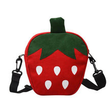 Load image into Gallery viewer, Canvas Strawberry Messenger Bag 2019