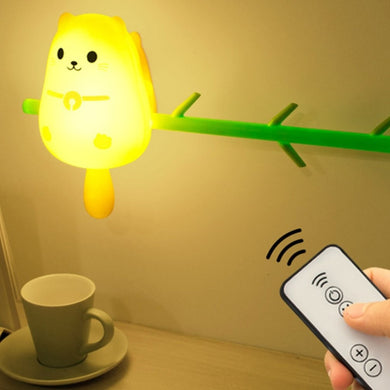 Cute Owl LED Lamp (Remote Included)