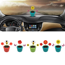 Load image into Gallery viewer, Dancing Flower Swinging Car Decor