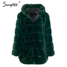Load image into Gallery viewer, Vintage fluffy hoodie Coat 2019