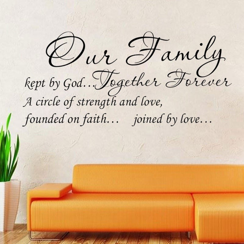 Our Family Quote Wall Sticker