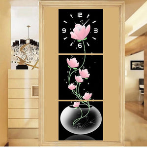 5D DIY Diamond Painting Wall Clock