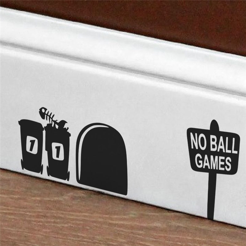 No Ball Games Wall Stickers Home Vinyl Decorations