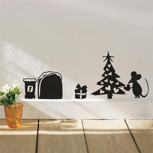 Mouse Christmas Tree Wall Stickers 2019