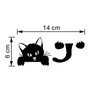 Cute Cat Switch Stickers Wall Stickers 2019