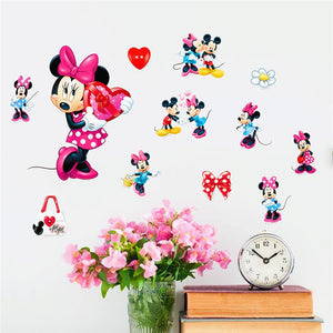 Cartoon Mickey Mine Mouse Decorative Wall Stickers