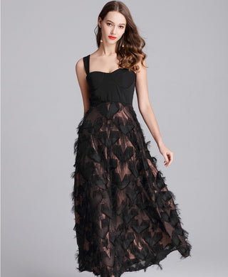 Black Spaghetti Tank Dress 2019