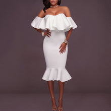 Load image into Gallery viewer, Off Shoulder Party Dress