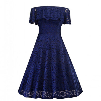Gorgeous Ruffle Lace Dress 2019