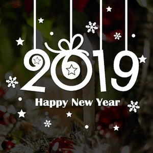 2019 Happy New Year Wall Sticker (Most Popular)