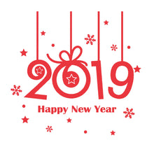 Load image into Gallery viewer, 2019 Happy New Year Wall Sticker (Most Popular)
