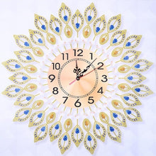 Load image into Gallery viewer, DIY Embroidery Peacock Hanging Wall Clock